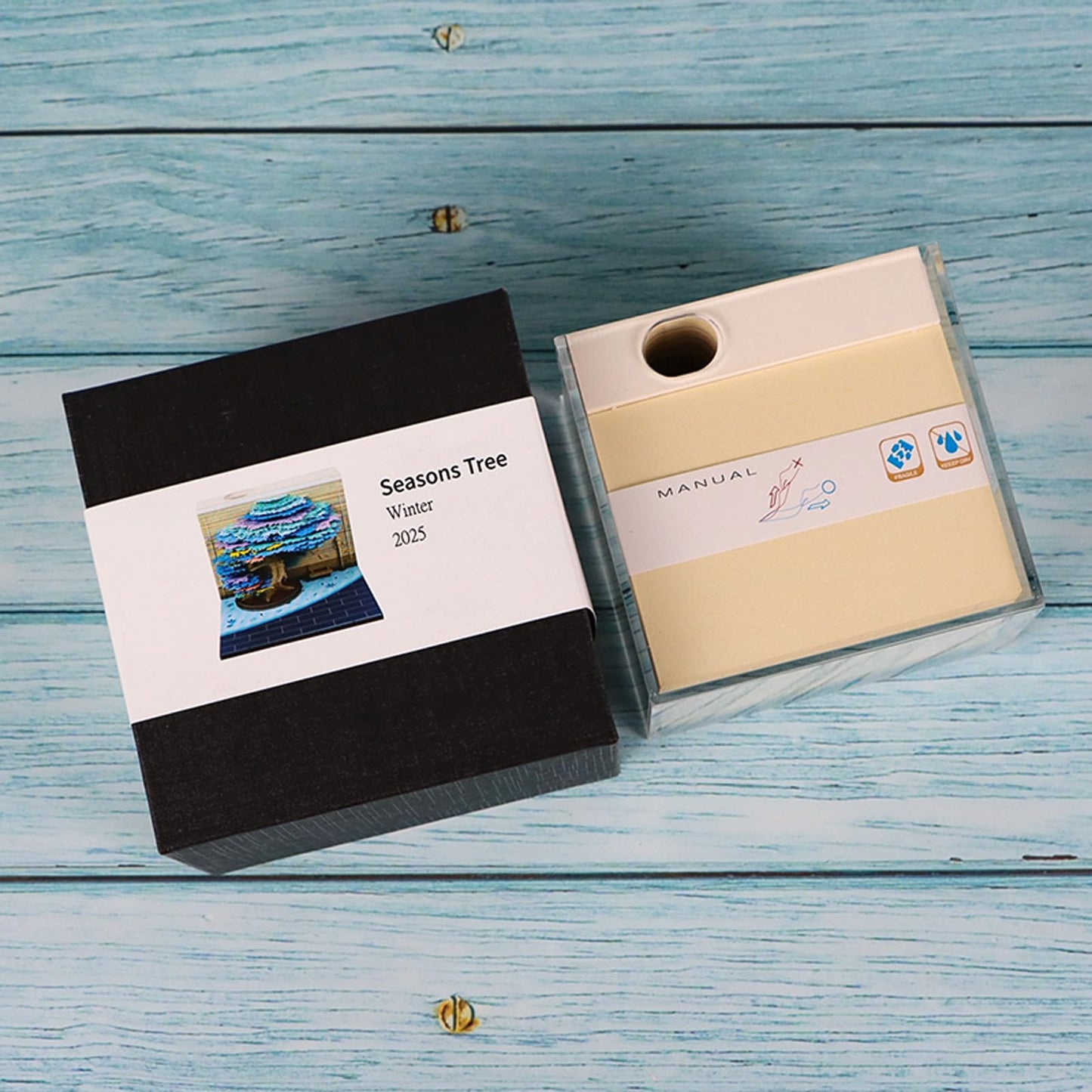 3D-Kalender 2026 – Vier-Jahreszeiten-Baum