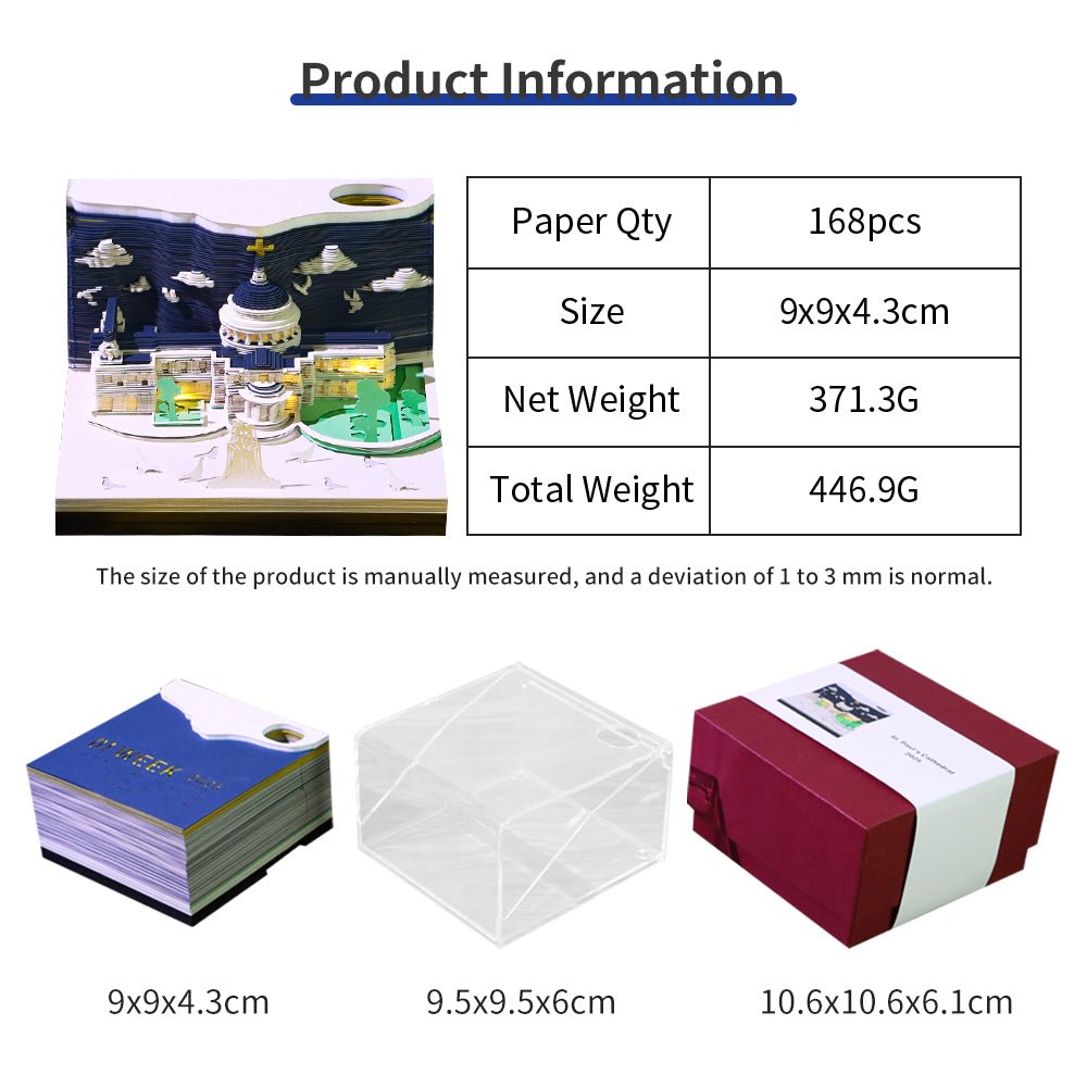 3D-Kalender 2026 – St. Paul's Cathedral
