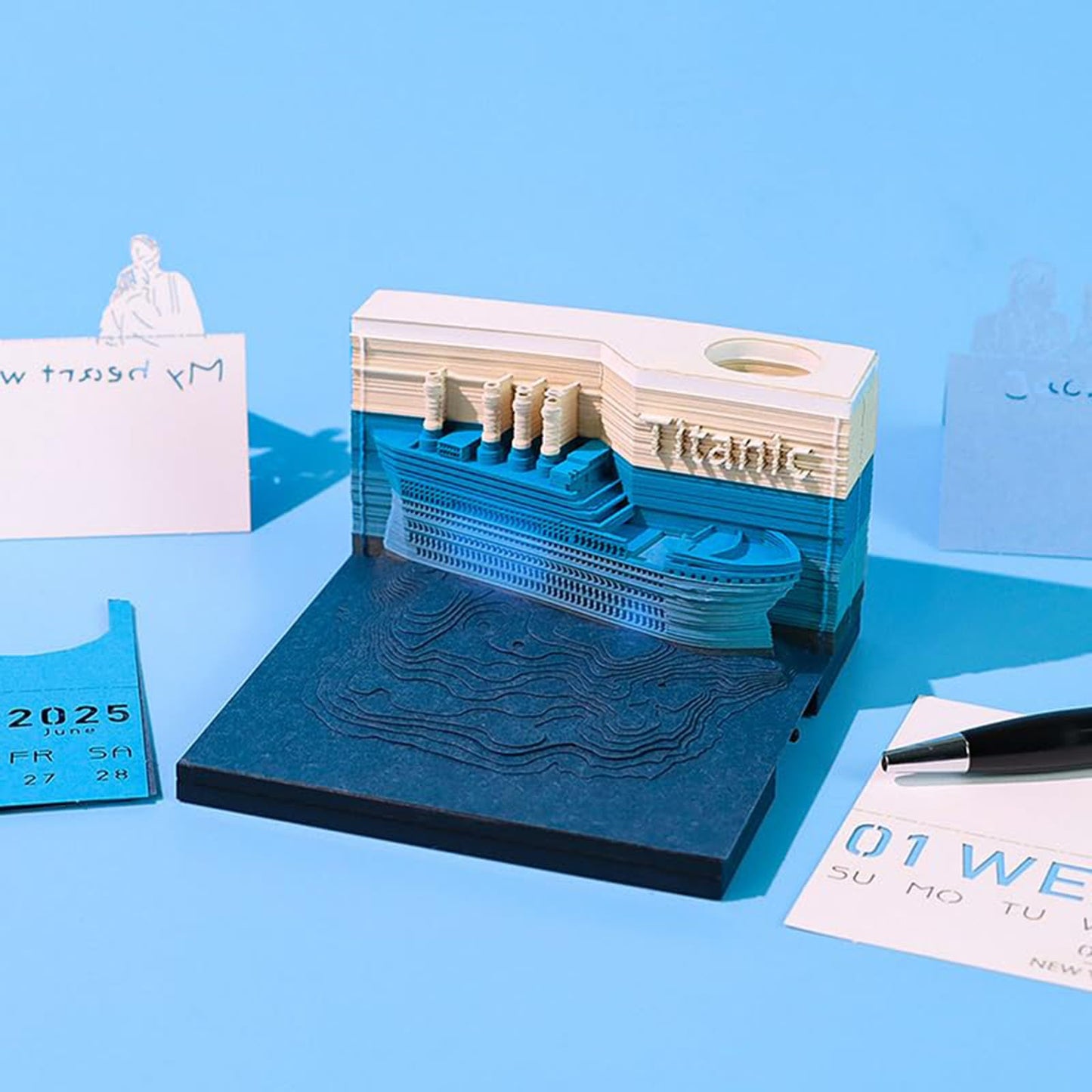 3D-Kalender 2026 – Titanic