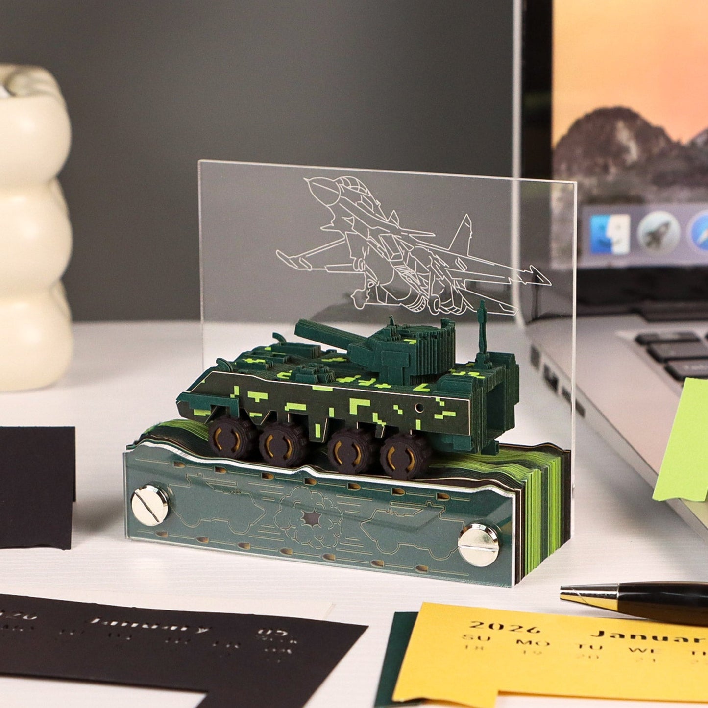 3D-Kalender 2026 – Gepanzerte Fahrzeuge