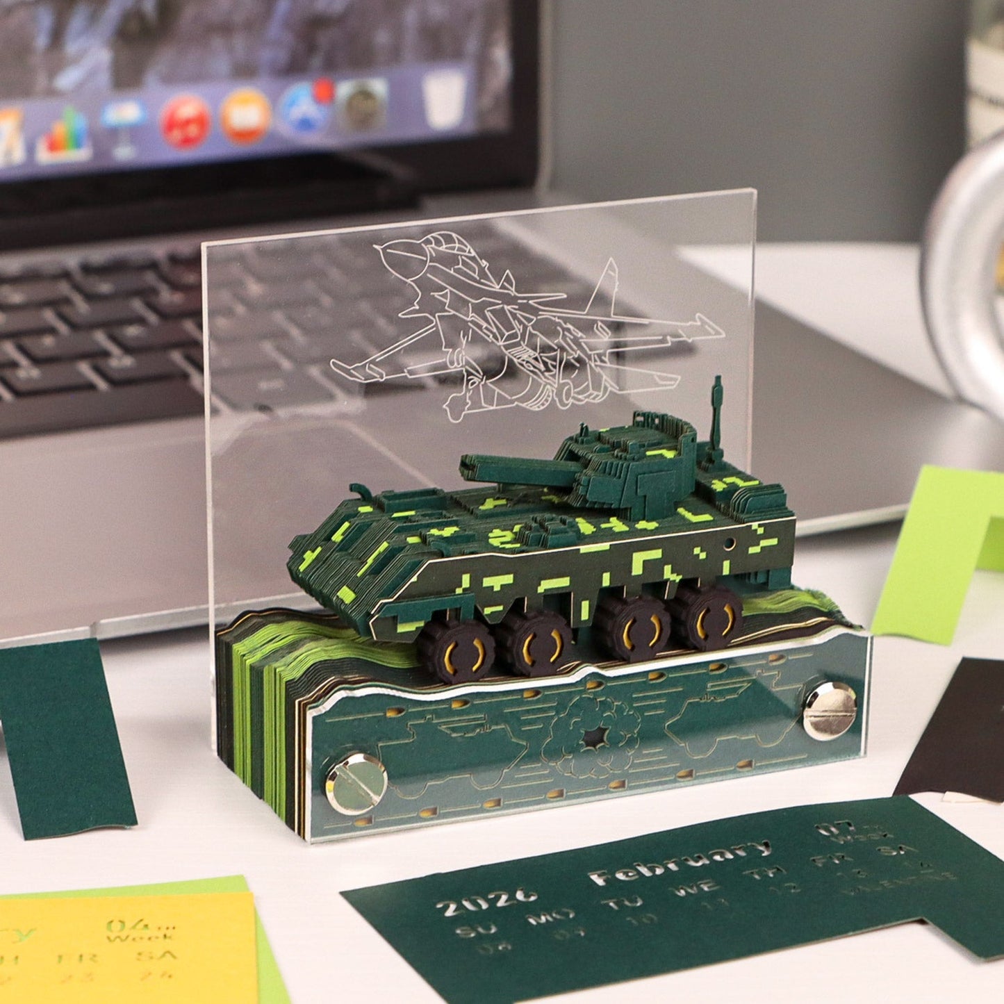 3D-Kalender 2026 – Gepanzerte Fahrzeuge