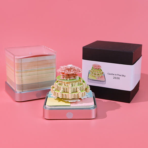 3D-Kalender 2026 – Schloss im Himmel