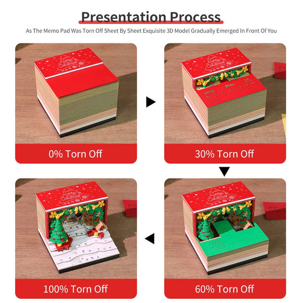 3D-Kalender 2026 - Weihnachtsbogen