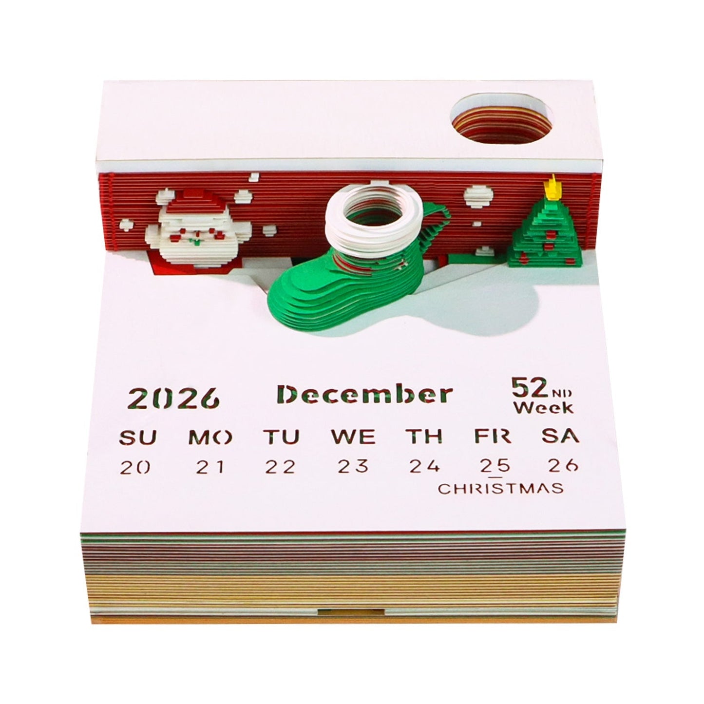 3D Calendar 2026 - Christmas Cup