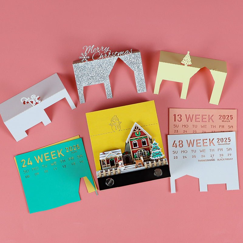 3D Calendar 2026 - Christmas Snow House