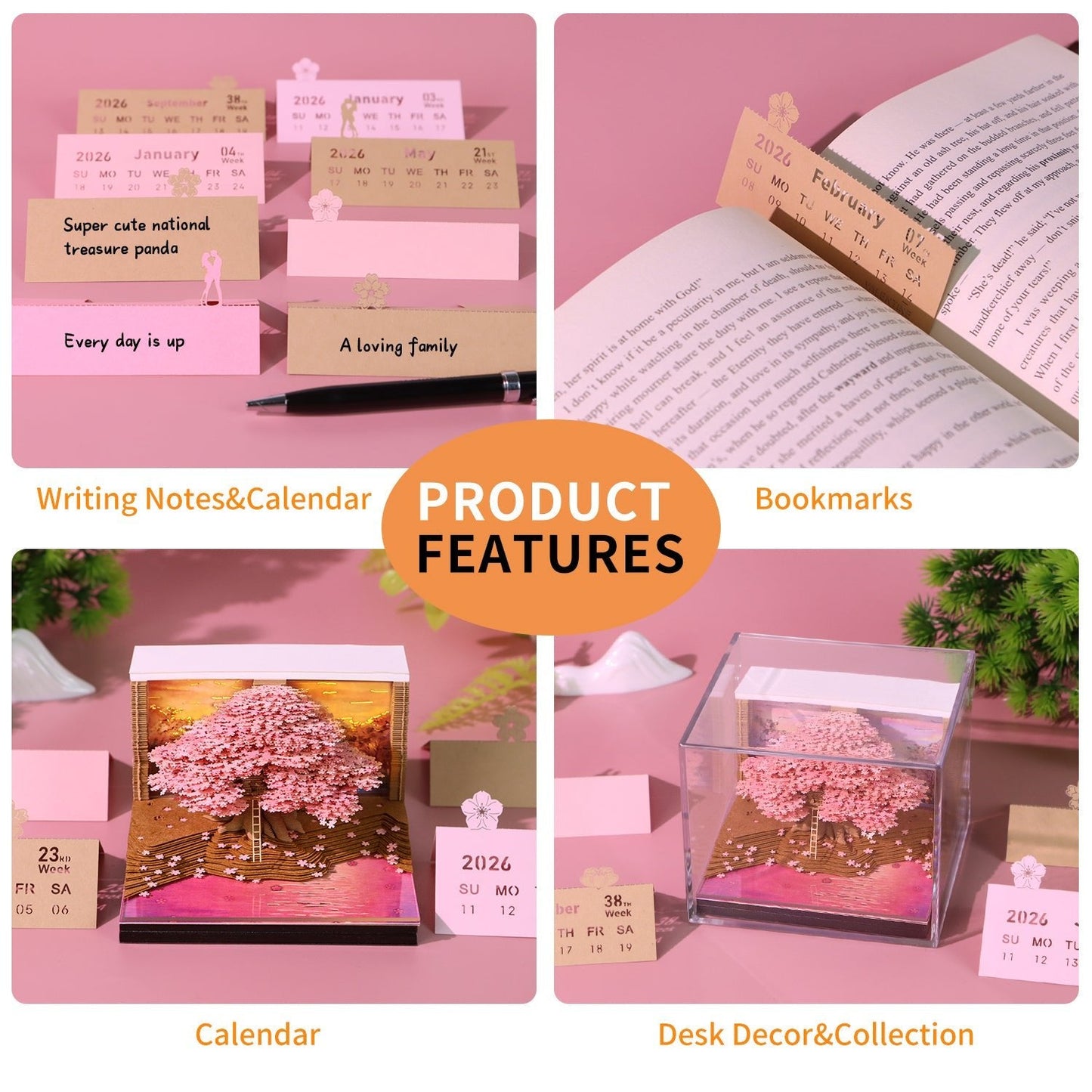 3D Calendar 2026 - Dreaming Tree