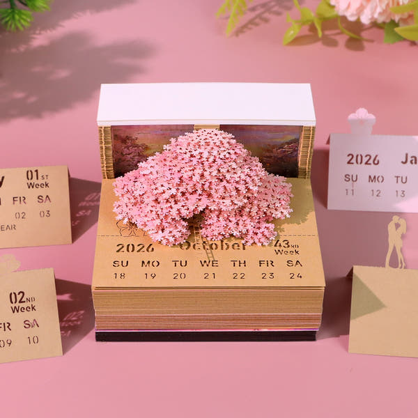 3D Calendar 2026 - Dreaming Tree