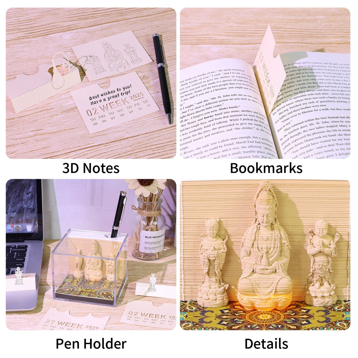 3D Calendar 2026 - Guanyin