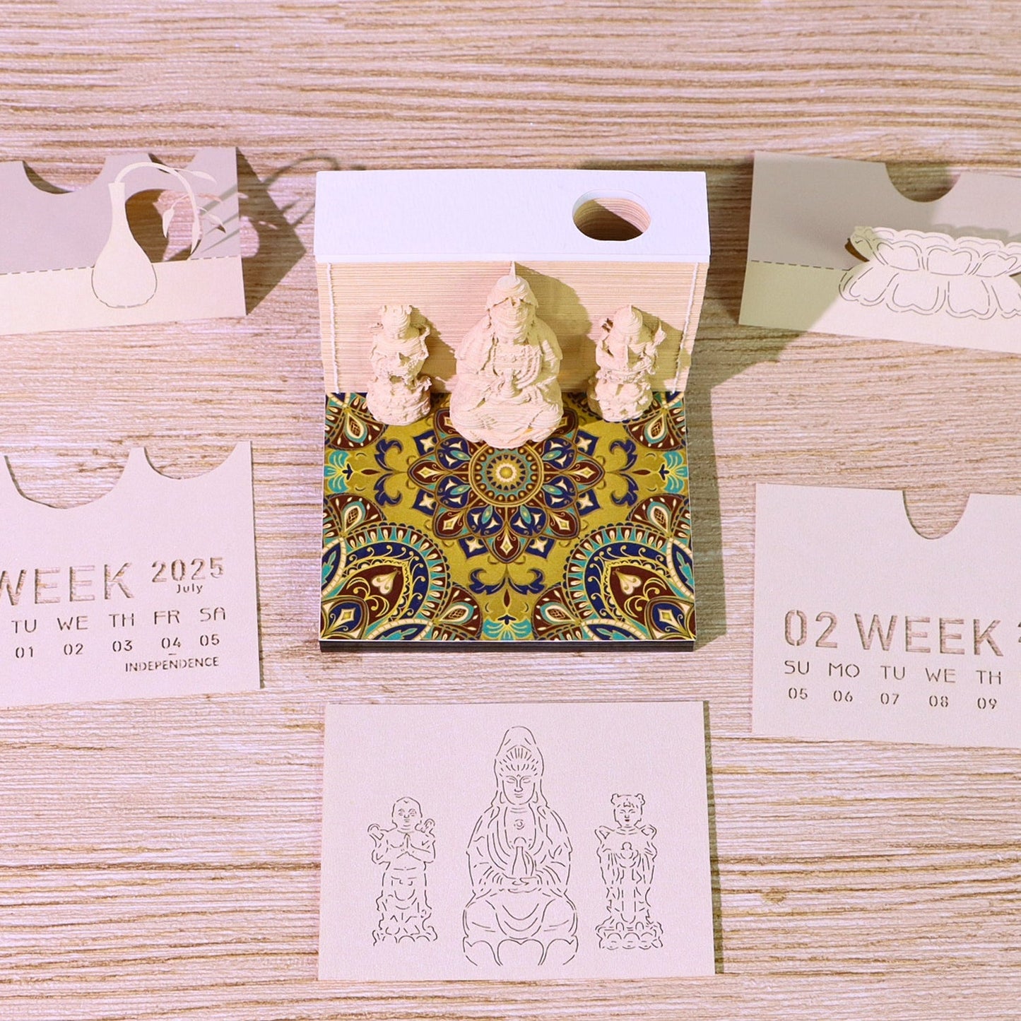 3D Calendar 2026 - Guanyin