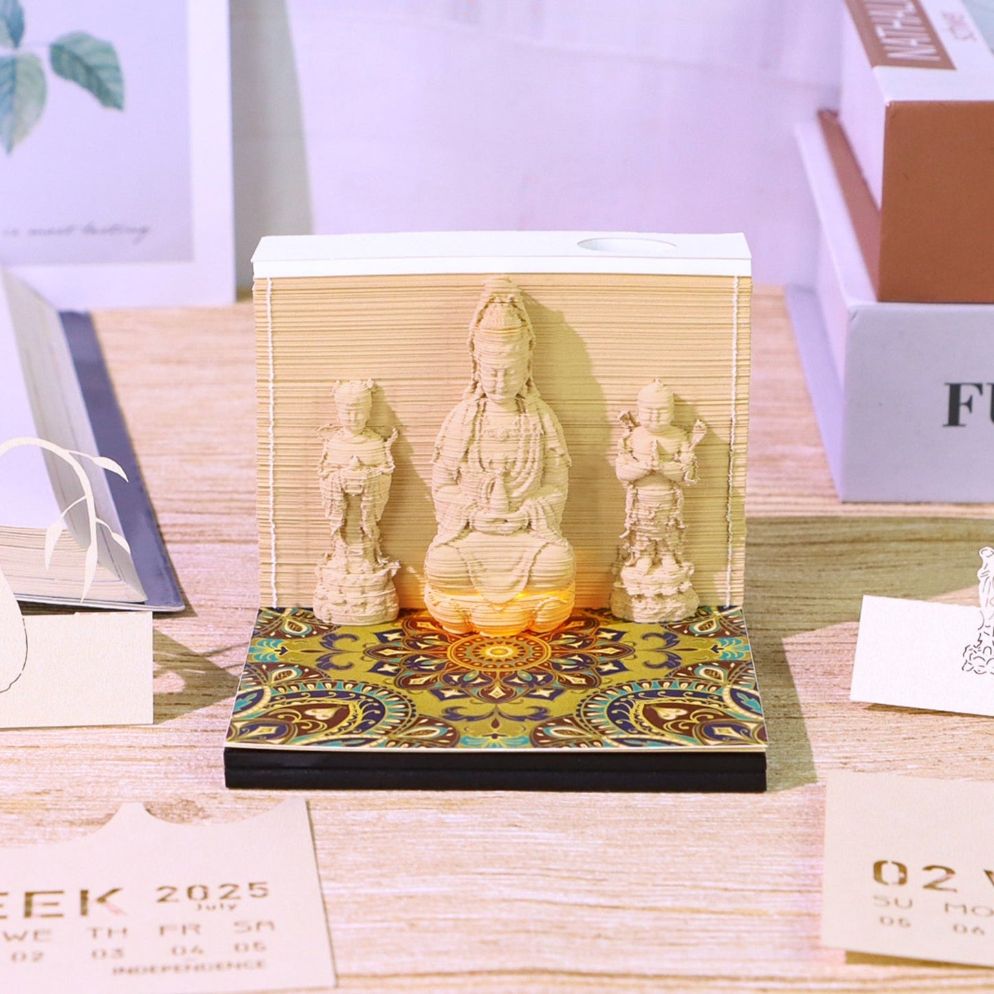 3D Calendar 2026 - Guanyin