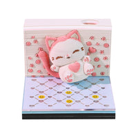 3D Calendar 2026 - Jumping cat