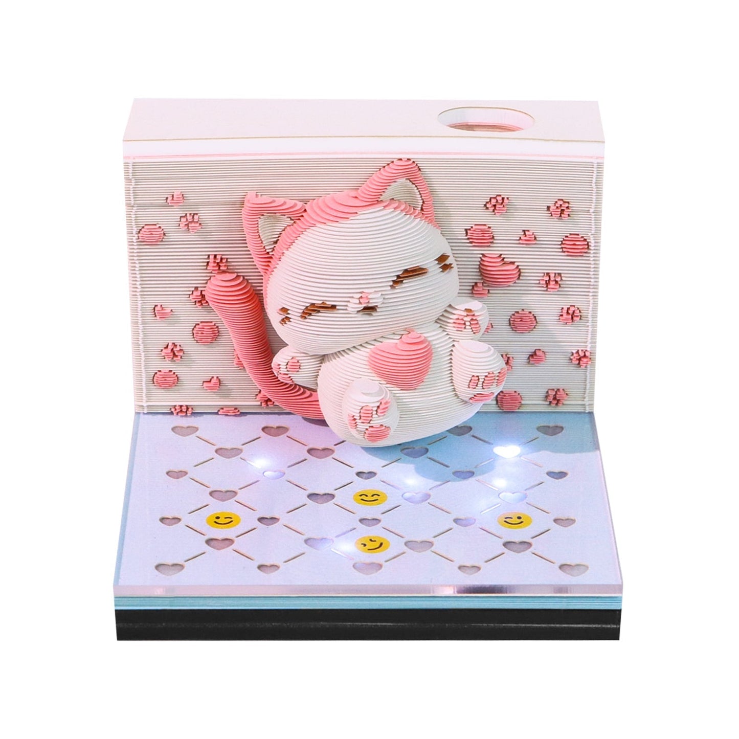 3D Calendar 2026 - Jumping cat