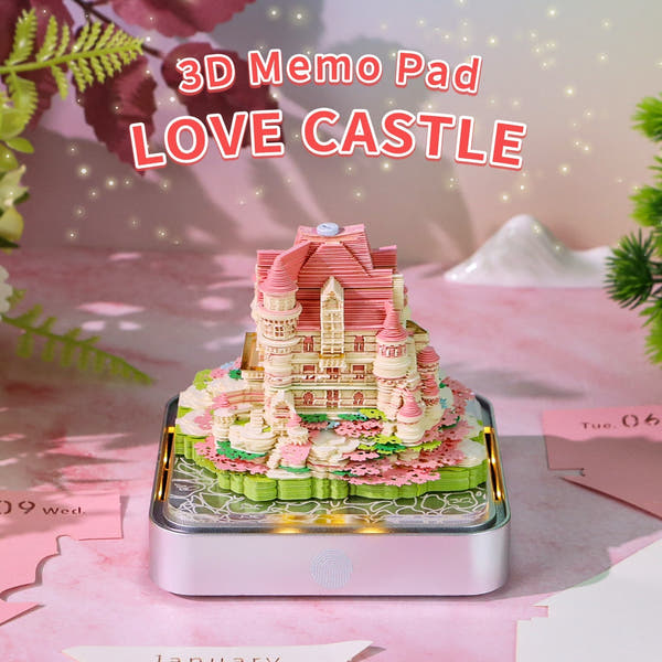 3D Calendar 2026 - Love Castle