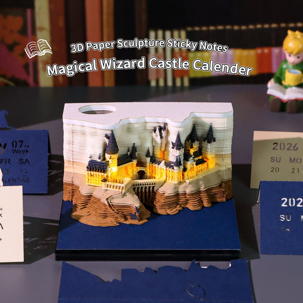 3D Calendar 2026 - Magic Castle