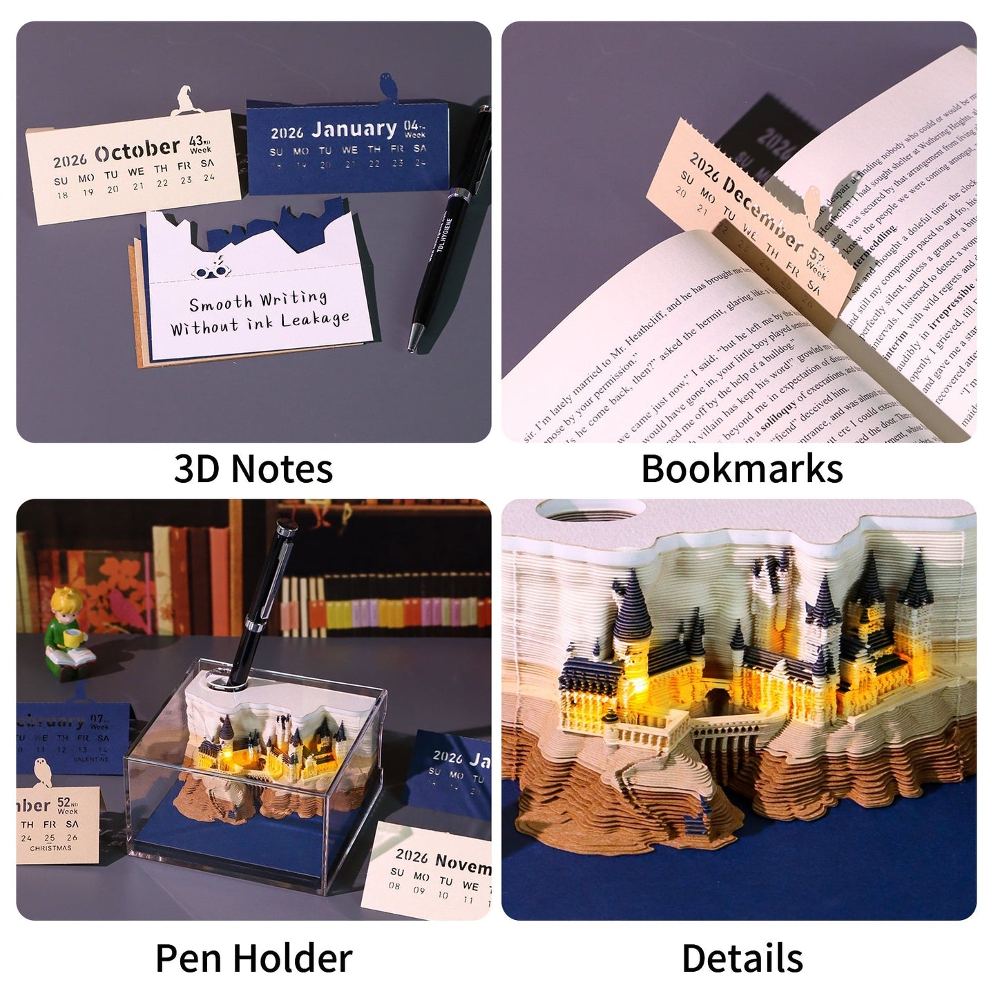 3D Calendar 2026 - Magic Castle