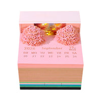 3D Calendar 2026 - Peach Blossom Forest