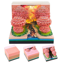 3D Calendar 2026 - Peach Blossom Forest