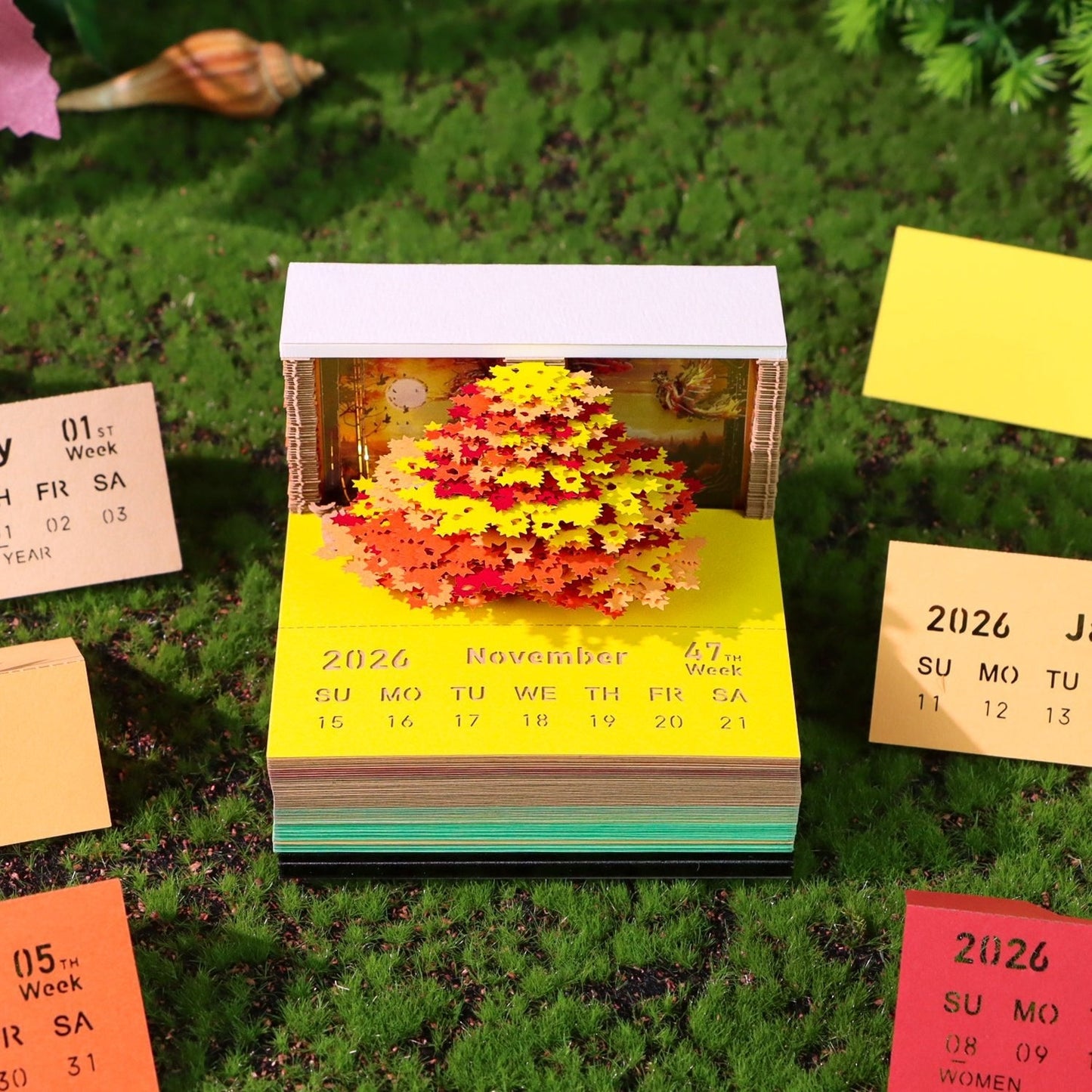 3D-Kalender 2026 – Phoenix Throned Wutong