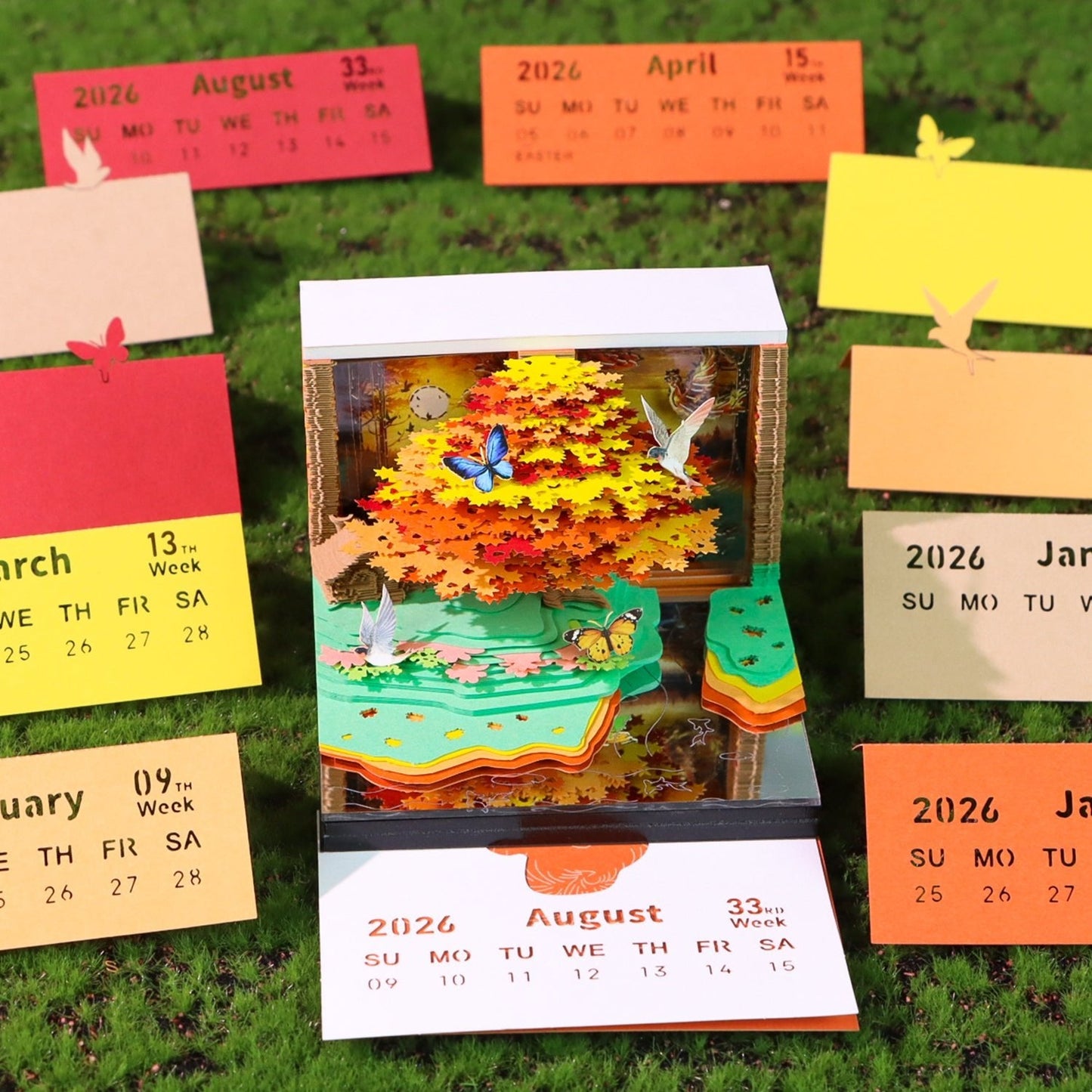 3D-Kalender 2026 – Phoenix Throned Wutong