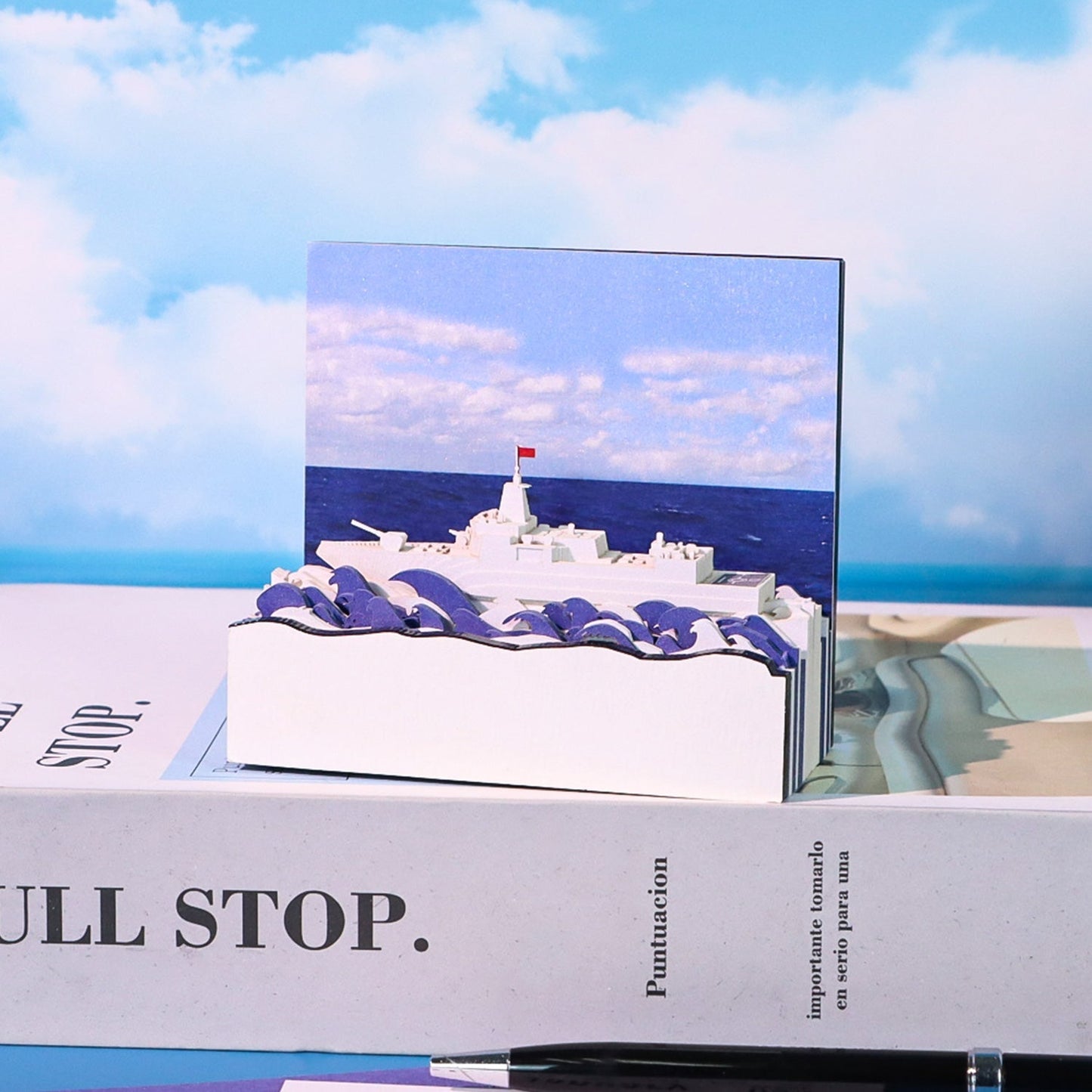 3D-Kalender 2026 - Segelschiff