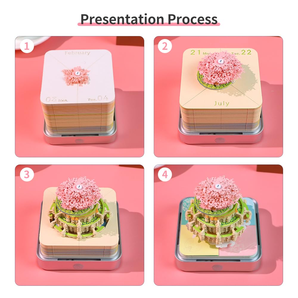 3D-Kalender 2026 – Schloss im Himmel