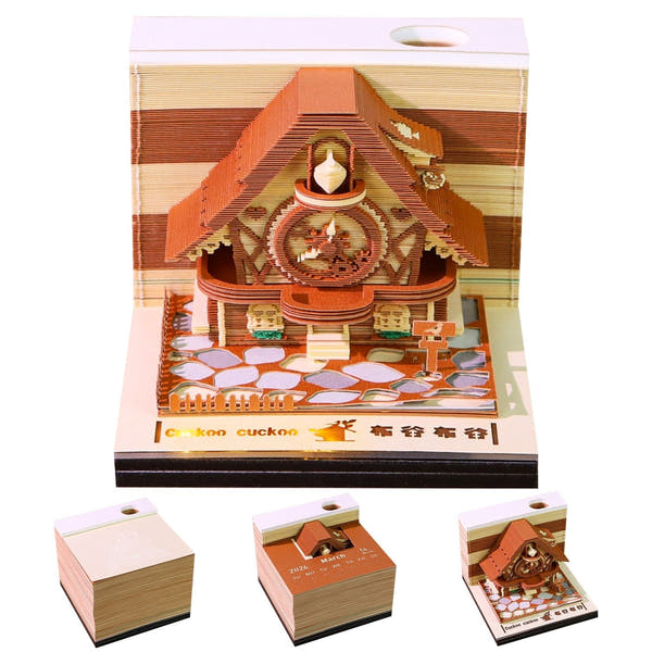 3D-Kalender 2026 - Kuckuck