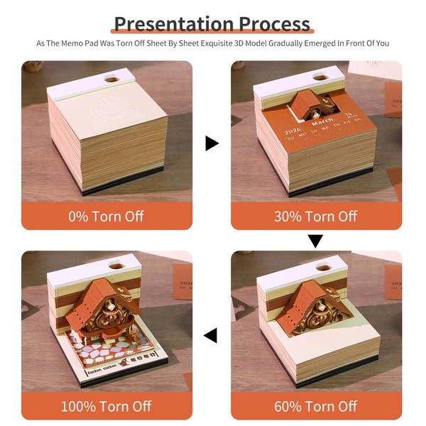 3D-Kalender 2026 - Kuckuck