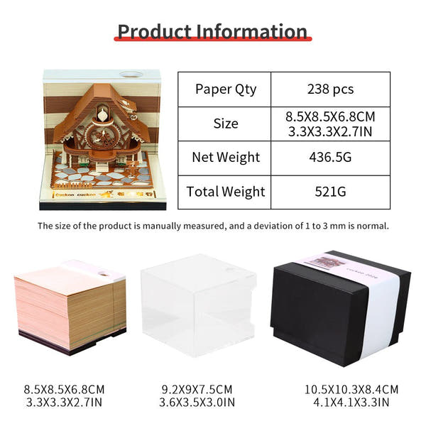 3D-Kalender 2026 - Kuckuck