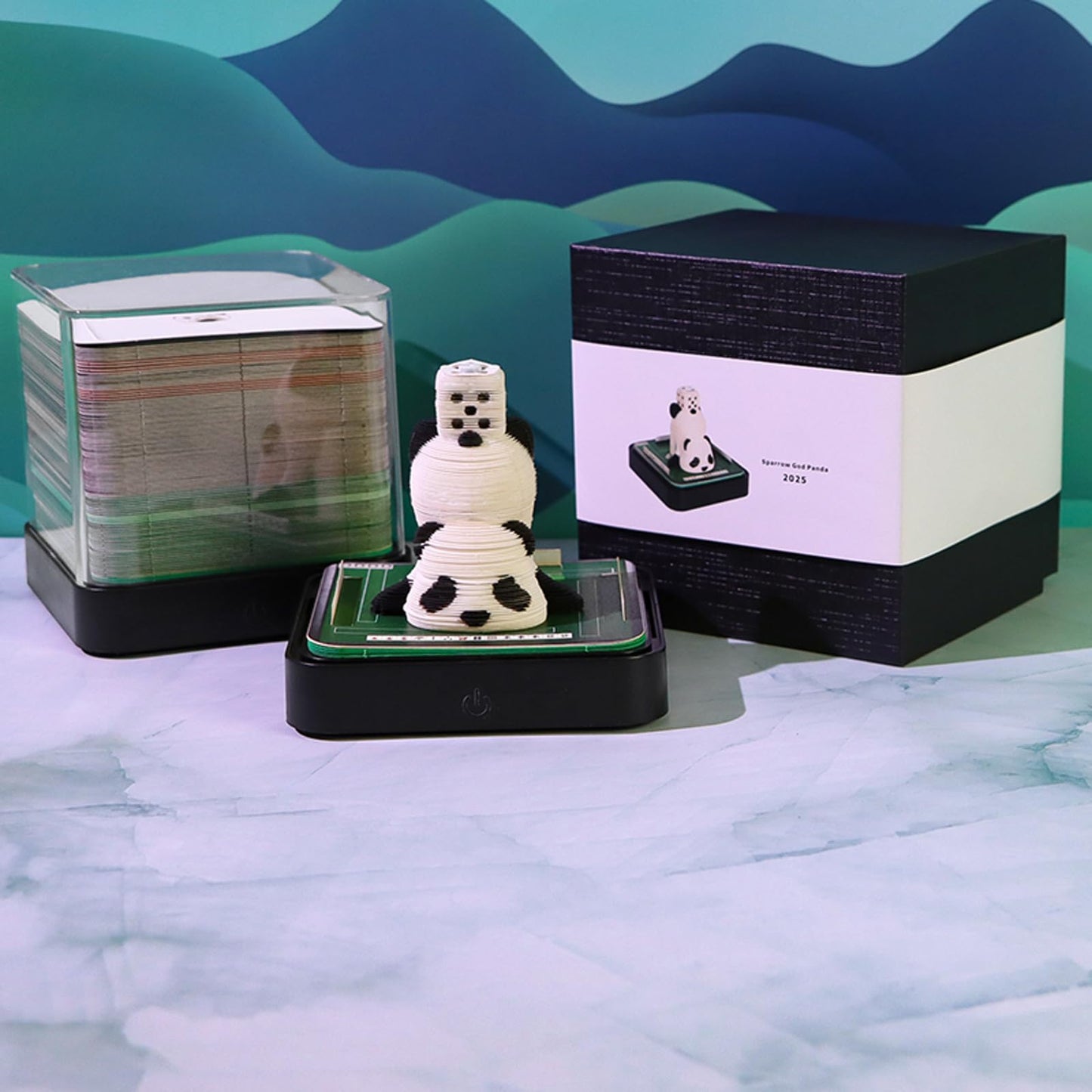 3D Calendar 2026 - Mahjong Panda