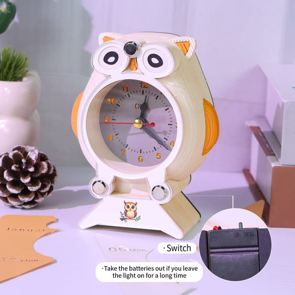 3D Calendar 2026 - Owl Clock