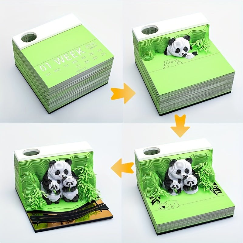 3D-Kalender 2026 - Panda B