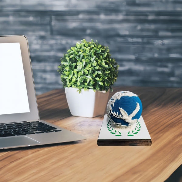 3D Calendar 2026 - Peace Earth