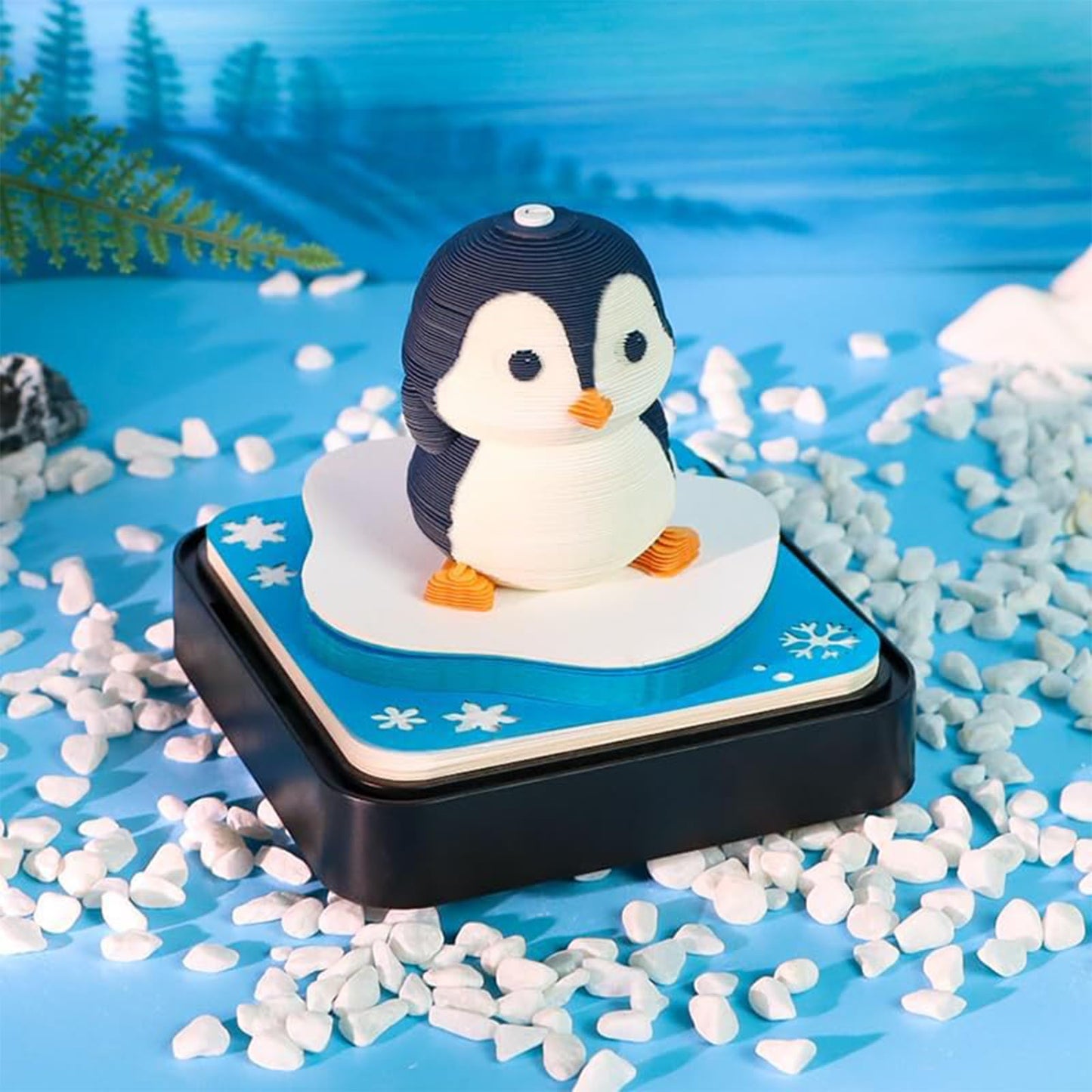 3D-Kalender 2026 – Pinguin