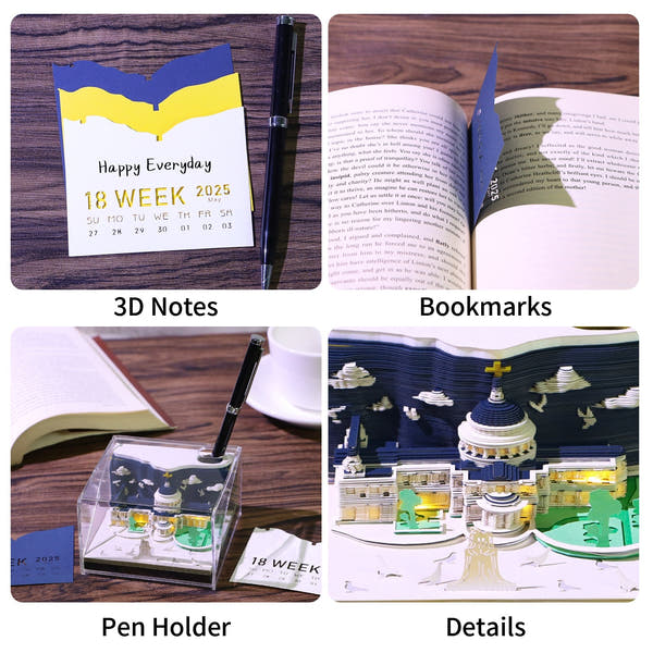 3D-Kalender 2026 – St. Paul's Cathedral