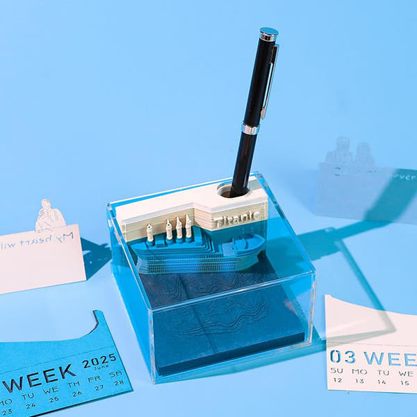 3D-Kalender 2026 – Titanic