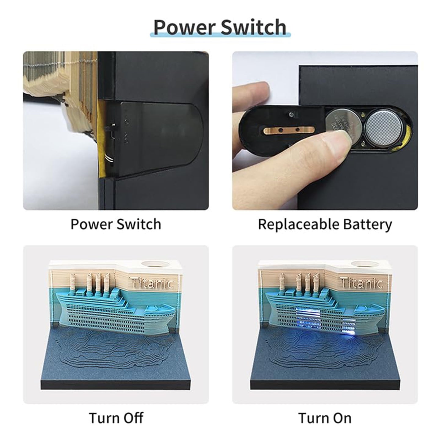 3D-Kalender 2026 – Titanic