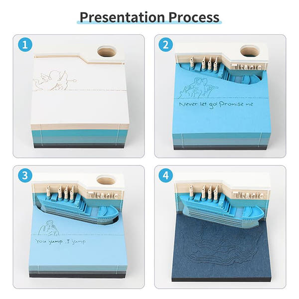 3D-Kalender 2026 – Titanic