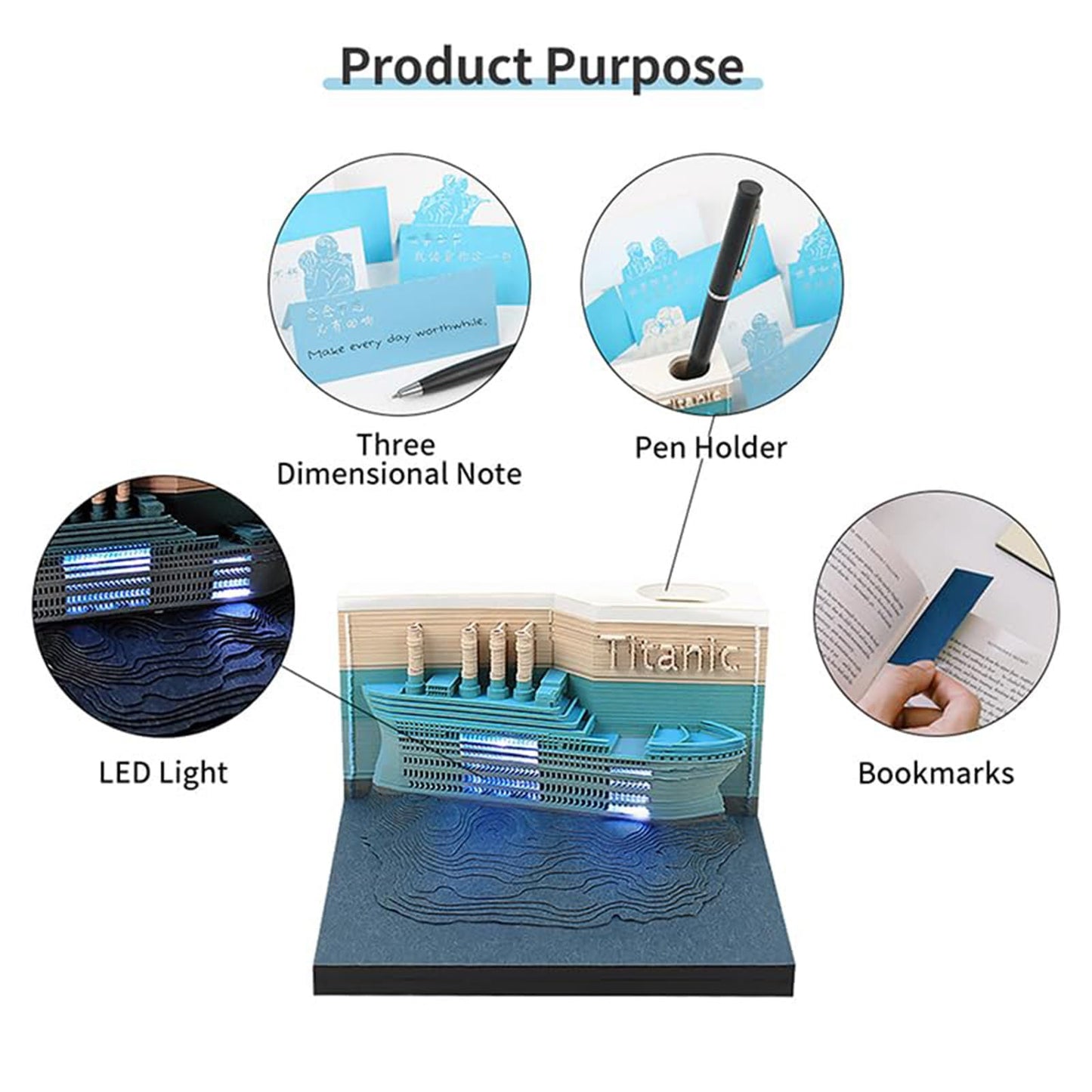 3D-Kalender 2026 – Titanic