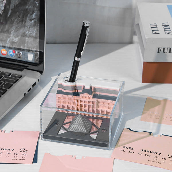 Louvre-Museum (mit Licht) & Kalender 2026)