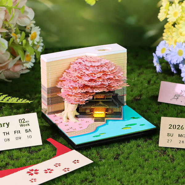 3D Calendar 2026 - Tree House B