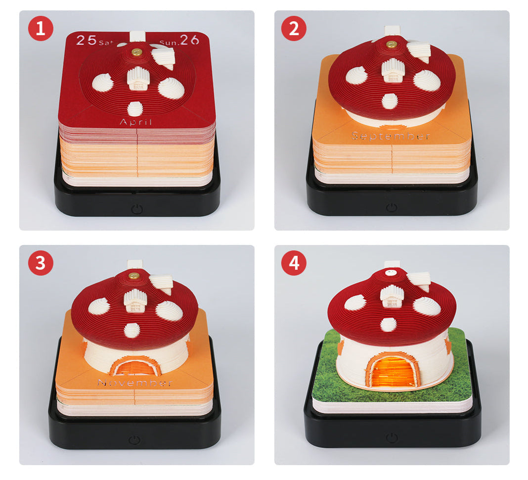 Pilzhaus (mit Licht & Kalender 2026)