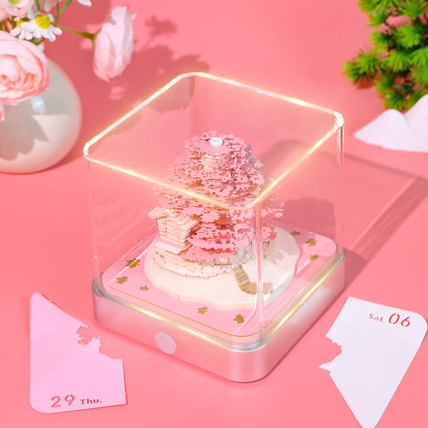 Pink Tree (With Light & Calendar 2026)