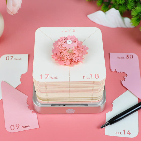 Pink Tree (With Light & Calendar 2026)