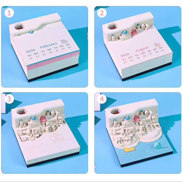 Santorini (Mit Licht & Kalender 2026)