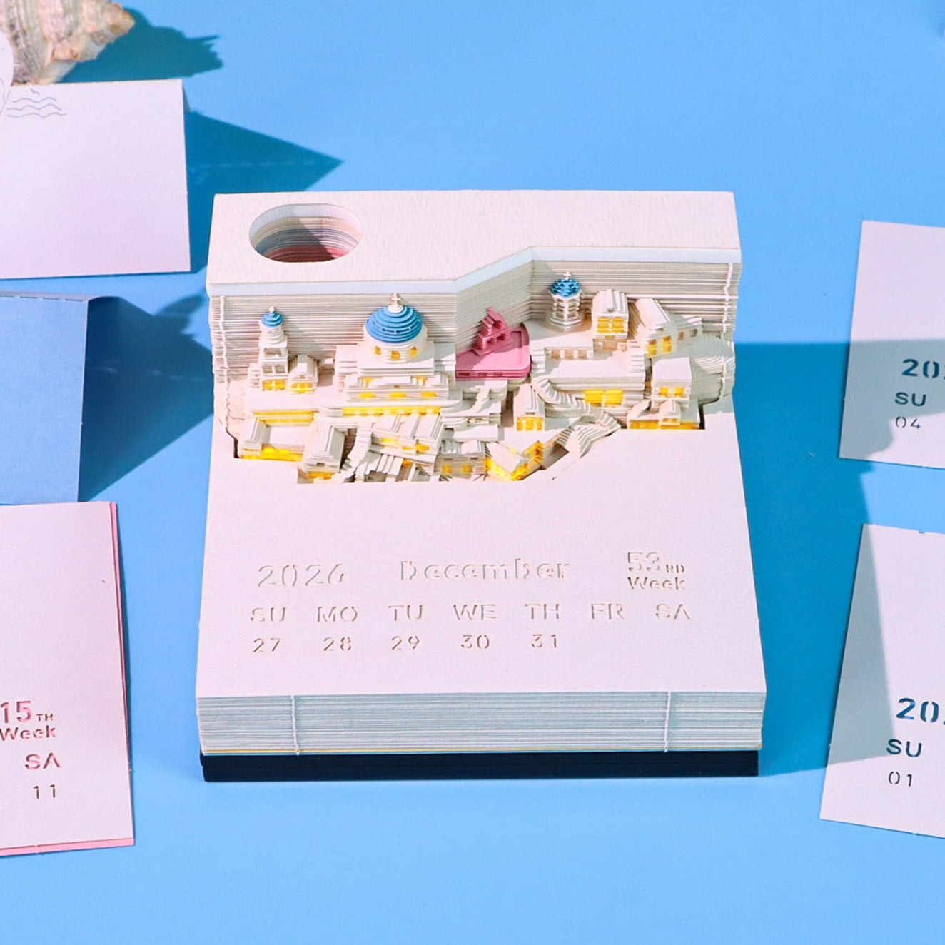 Santorini (Mit Licht & Kalender 2026)